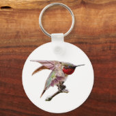 Hummingbird Stretches Schlüsselanhänger (Rückseite)
