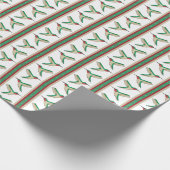 Hummingbird Stripe Geschenkpapier (Ecke)