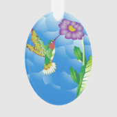 Hummingbird:  Stylized Ornament (Vorderseite)