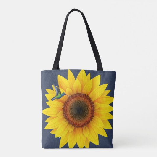 Hummingbird & Sunflower Tasche (Rückseite)