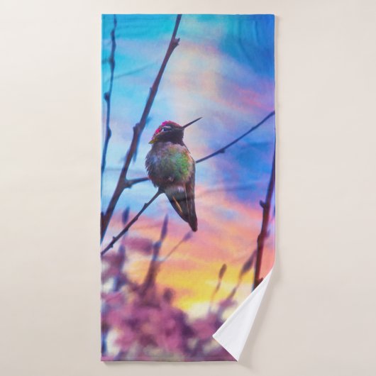 HUMMINGBIRD SUNRISE GLORY BADEHANDTUCH (Badehandtuch)