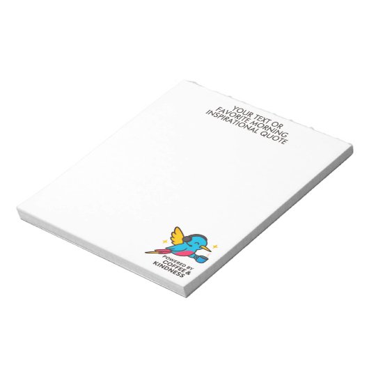 Hummingbird Support Pro Notepad Notizblock (Rotiert)