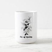 Hummingbird T-Shirt, Honeysuckle Vine Kaffeetasse (Mittel)