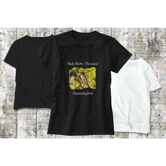 Hummingbird T - Shirt Male Ruby-Throated