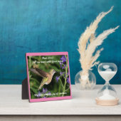 Hummingbird Tabletop Plaque mit Easel Fotoplatte (InSitu)
