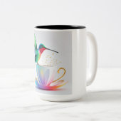 Hummingbird-Tasse Zweifarbige Tasse (VorderseiteRechts)