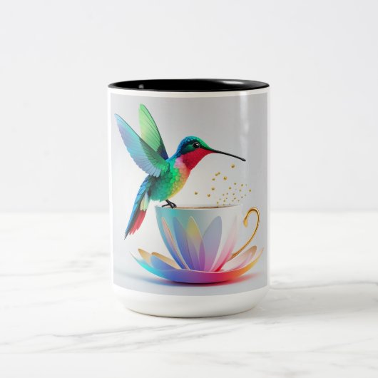 Hummingbird-Tasse Zweifarbige Tasse (Mittel)