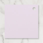 Hummingbird-Taufe Geschenkanhänger (Rückseite)