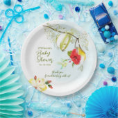 Hummingbird Tea Party Babydusche Pappteller (Party)