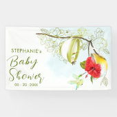 Hummingbird Tea Party Banner (Horizontal)