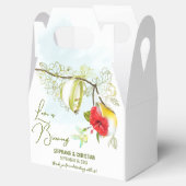 Hummingbird Tea Party Liebe brütet Geschenkschachtel (Geöffnet)