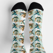 Hummingbird Tea Party Socken (Oben)