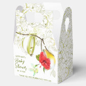 Hummingbird Teacup Floral Geschenkschachtel (Geöffnet)