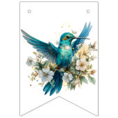 Hummingbird Tee Party Geburtstag Wimpelkette (Erste Fahne)