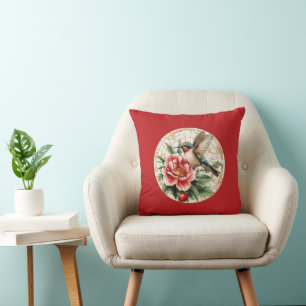 Hummingbird Throw Kissen