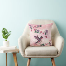 Hummingbird Throw Kissen