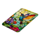 Hummingbird Tiffany-Style Window Magnet (Linke Seite)