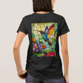 Hummingbird Tiffany-Style Window T-Shirt (Rückseite)