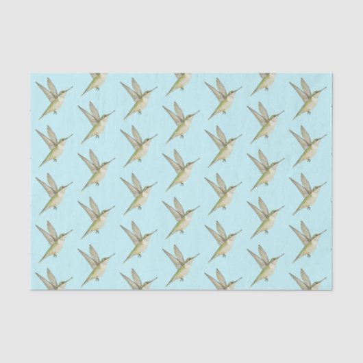 Hummingbird Tissue Paper Seidenpapier (Vorderseite)