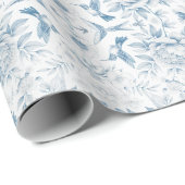 Hummingbird Toile Wrapping Paper Geschenkpapier (Rolleneckpunkt)
