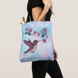 Hummingbird Tote Bag Tasche