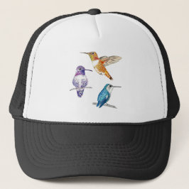 Hummingbird Trio Hat Truckerkappe