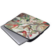 Hummingbird, Trochilidae Kolibris von Ernst Haecke Laptopschutzhülle (Vorne Knopf)