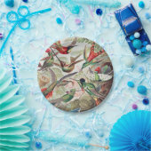 Hummingbird, Trochilidae Kolibris von Ernst Haecke Pappteller (Party)