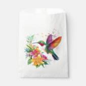 Hummingbird Tropische Blume Geschenktütchen (Vorderseite)