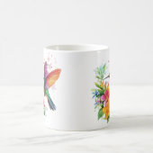Hummingbird Tropische Blume Kaffeetasse (Mittel)