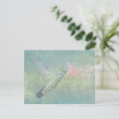 Hummingbird Tune Postkarte (Stehend Vorderseite)