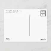 Hummingbird und Apple Blossoms Martin J. Heade Postkarte (Rückseite)