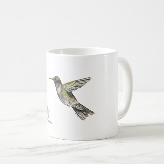 Hummingbird und Bluebonnet Kaffeetasse (VorderseiteRechts)