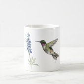 Hummingbird und Bluebonnet Kaffeetasse (Mittel)