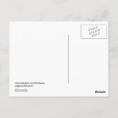 Hummingbird und Bluebonnet Postkarte (Rückseite)