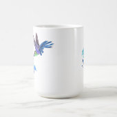Hummingbird und Blume Mama Kaffeetasse (Mittel)