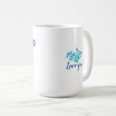 Hummingbird und Blume Mama Kaffeetasse (VorderseiteRechts)