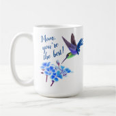Hummingbird und Blume Mama Kaffeetasse (Links)