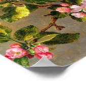 Hummingbird und Blüten von Martin Johnson Heade Poster (Ecke)