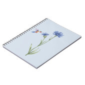 Hummingbird und Cornflower Notizblock (Linke Seite)