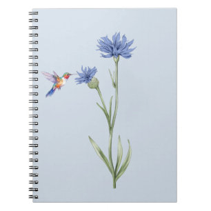 Hummingbird und Cornflower Notizblock