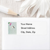 Hummingbird und Fuchsia Address Labels (Insitu)