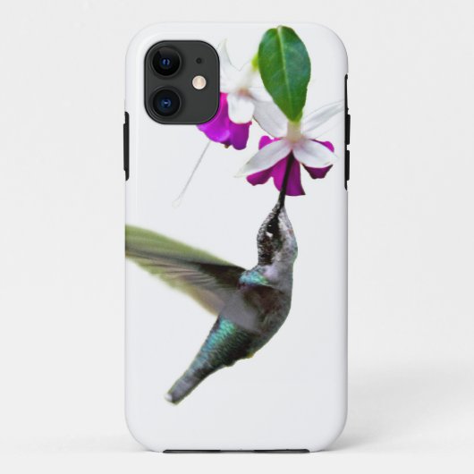 Hummingbird und Fuschia Case-Mate iPhone Hülle (Rückseite)