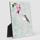 Hummingbird und Fuschia Fotoplatte (Seite)