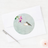 Hummingbird und Fuschia Sticker (Umschlag)