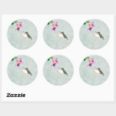 Hummingbird und Fuschia Sticker (Blatt)
