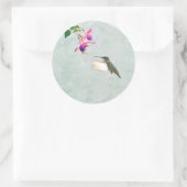 Hummingbird und Fuschia Sticker (Tasche)