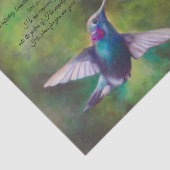 Hummingbird und Gebet Dekoupage Tissue Paper Seidenpapier (Ausschnitt)