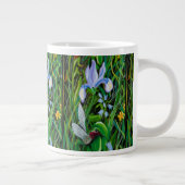 Hummingbird und Iris Coffee Cup Jumbo-Tasse (Rechts)