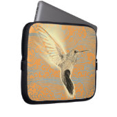 HUMMINGBIRD UND JAPANISCH SCHLIESSEN NEOPRENE LAPTOPSCHUTZHÜLLE (Vorne Rechts)